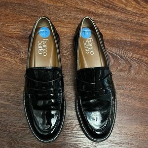 FRANCOS Sarto Women's Cassandra Platform Penny Loafer